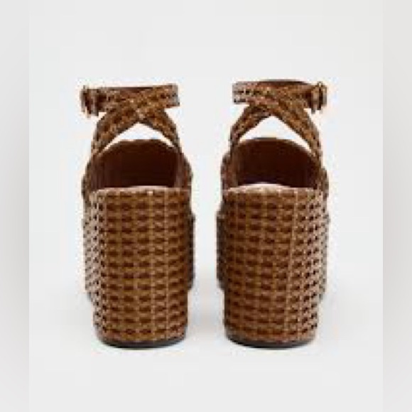 Zara braided platform Sandals - Picture 9 of 12